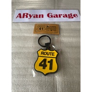 Keychain ROUTE 41 Thailand 🇹🇭 (KUNING)