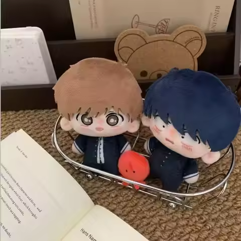 Go for It Nakamura! Plush Nakamura and Hirose Soft Stuffed Dolls with Uniform Outfits Mini Cotton Do