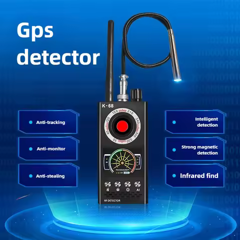 Professional Anti Spy Camera Detector K68 Bug Scanner Security Protection RF Signal Cam Hidden Gadge