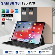 🔥ซื้อ 1 ฟรี 9 รายการ🔥ของแท้ 100% Samsung Tablet PC P70 PRO แท็บเล็ต 12 Inch Android 12.0 12GB RAM 512GB ROM สองซิม 4G LTE รองรับซิมการ์ดทุกเครื่อข่าย
