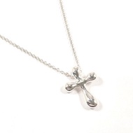 【日本直送 二手美品】蒂芙尼 TIFFANY&Co. 項鍊 十字架 迷你款 Elsa Peretti 銀 925 飾品 經拋光處理