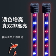 Lampu akuarium LED spektrum penuh, tiub lampu tenggelam, pencahayaan khusus untuk ikan arwana, lampu