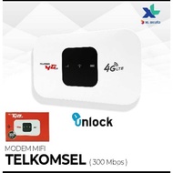 TELKOMSEL MIFI MODEM 300MBPS UNLOCK modem 4g 4Glite 2100MAH