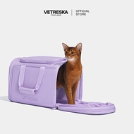 [สินค้าพร้อมส่ง] VETRESKA กระเป๋าสัตว์ใส่สัตว์เลี้ยง แบบพกพา Violet Voyage Pet Carrier