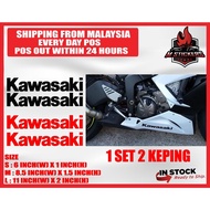 2 KEPING KAWASAKI MOTOR STICKER