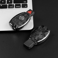 Suitable for Mercedes-Benz GLS GLK300 V260l Victor Car Key Shell GLC Forged Carbon Fiber Car Key Cov