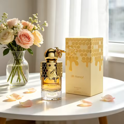 MAISON ASRAR Oh Honey Fragrance Sweet Rich Long-lasting Honey Scented Gift for Valentine's Day And C