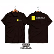 kaos kerah polo realme smartphone / baju polo realme indonesia