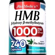 FITO MEDIC'S Lab | hmb |240 Capsules |1000 mg| hmb Supplement | hmb Free Acid| beta-hydroxybutyrate 