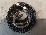 單晶銅鍍銀耳機升級線 2.5 0.78 0.75 noble,heir, KZ 64audio