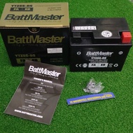 battery ytz5s-bs Battmaster/beteri kering tak payar cas..terus pnp motor lc135/y15/ex5/dream/laganda