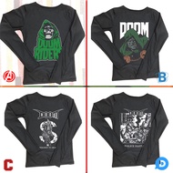 New Longsleeve Tshirt Doom Tshirt 100% Cotton Black | Size SML XL XXL 3XL 4XL | Long Sleeve T-Shirt 