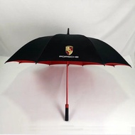 Adapt to Porsche Umbrella Straight Umbrella macan Car Men Automatic Business Stacking Umbrella