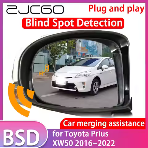 ZJCGO for Toyota Prius XW50 2016-2022 Blind Spot Detection Car BSD BSA BSM System Driving Warning Ra