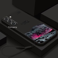 Samsung S22 S21 S20 S20 Ultra S11e Plus S20 FE S10 Lite Fashion Cool Aesthetics Snow Mountain Smile 