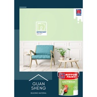 NIPPON Paint Easy Wash (Green Series) 5L Indoor Water Based Wall Paint cat interior
