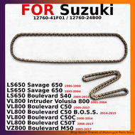 โซ่ราวลิ้น For Suzuki LS650 Savage 650 LS650 Boulevard S40 VL800 Intruder Volusia 800 VL800 Boulevar