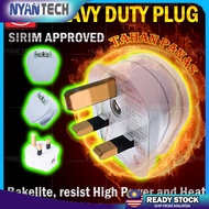 High Quality MK Heavy Duty Bakelite 13Amp Fused 3 Pin Plug Top Sirim Approved for Oven,Kettle,Washin