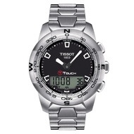 Tissot T-Touch II stainless steel quartz Tissot black silver t0474201105100 men's watches