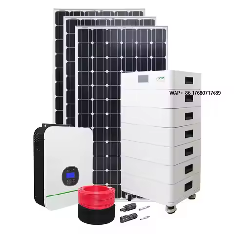 Solar Panels with Battery and Inverter 5kw 8kw 10kw Hybrid Power Photovoltaic System Off-grid Solar 
