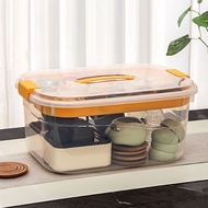 Tea Set Storage Box Sealed Anti-dust Storage Box Household Portable Portable Teapot Tea Cup Storage 