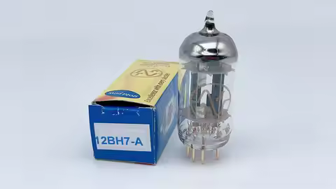 12BH7A Czech JJ electronic tube with gold pin fine pairing instead of Dawning EH 12BH7 electronic tu