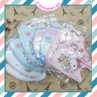 Set of 10 PK194 masks for children 3-12 years old - lovely patterns, 3 layers of protective filter, 