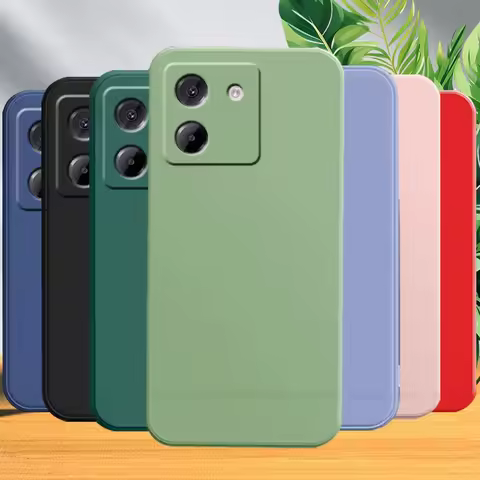 For Poco M7 Pro 5G Case Cover Xiaomi Poco M7 Pro 5G Capas Shockproof Bumper Armor Liquid Silicone Or