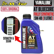 YAMALUBE AT Bluecore Blue Core Fully Synthetic Max 5W 40 Motor Oil Engine Minyak Enjin 90793-AH427 1