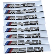 For BMW grey logo M330i M340i M520i M530i M650i emblem M performance rear trunk sticker New letter n