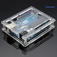 FM_ Transparent Acrylic Case Cover Shell Enclosure Computer Box for Arduino UNO R3
