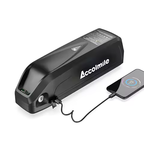 Accolmile Battery Motor Complete Mid Drive Motor 750W Bicycle Electric eBike Conversion Kit Powerful