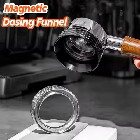 OANKR Coffee Dosing Ring 51MM 54MM 58MM Magnetic Epresso Funnel For Delonghi Breville Espresso Porta