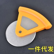 Nine Likes Ready Stock Stainless Steel Pizza Cutter Cake Knife Creative Roller Pizza Wheel Knife Bak