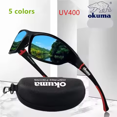 Okuma UV400 Fishing Sunglasses Men's Driving Shades Male Sun Glasses Hiking Fishing Classic Sun Glas