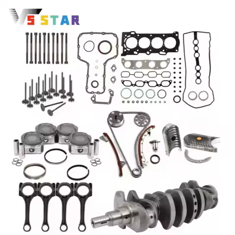 13050-22012 13506-0D010 1ZZ-FE Engine Rebuild Overhaul Kit For 2000-2005 Toyota MR2 Spyder 1.8L 1998