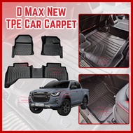 D-Max 2022 Car MAGIC MAT 5D TPE Carpet Car Mat Karpet Kereta