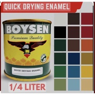 BOYSEN QDE PAINT QUICK DRY ENEMEL 1/4 LITERS