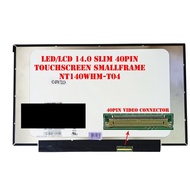LCD LED hp 14-dq0010ds 14 INCH SMALL FRAME 40 PIN RESOLUTION 1366 x 768