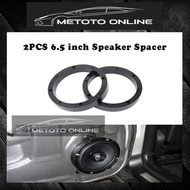 Speaker Spacer Universal 2 PCS 6.5" Speaker Mat Cover Adapter Speaker Spacer Mount Plastic cover Bla