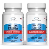EyeScience - Dry Eye Formula - 90 Softgels - for Relief, Omega-3, Vitamins E, C & B6, Magnesium - Te