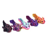 Hot-selling Axolotl Toy Salamander 3d Printing Toy Hinged Type Smiling Salamander Model KRRB