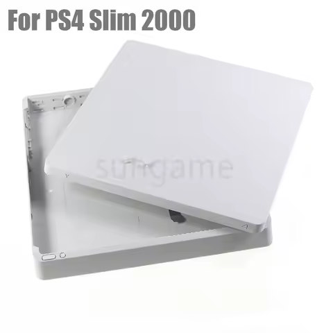 1set Full Set For PS4 Slim 2000 Console White Color Housing Case Shell with Logo