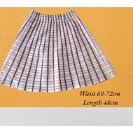 Beige knit Short skirt