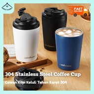 304 Stainless Steel Coffee Mug 360ML Car Thermos Mug Leak Proof Travel Thermos Cup Flask Coffee Cup 