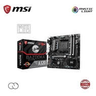 MSI AMD A320 M-ATX Motherboard / A320M BAZOOKA / Socket Ryzen AM4 / Mystic Light Sync Micro ATX WHIT