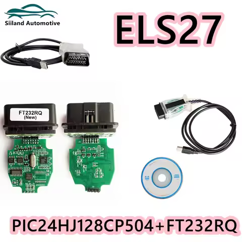 ELS27 FORScan V2.3.8 PCB PIC24HJ128CP504 + FT232RQ Chip For FORD/Lincoln/Mercury/Mazd OBD2 Diagnosti
