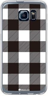 SECOND SKIN Buffalo Check White (Soft TPU Clear) Design by Moisture/for Galaxy S6 SC-05G/docomo DSC0