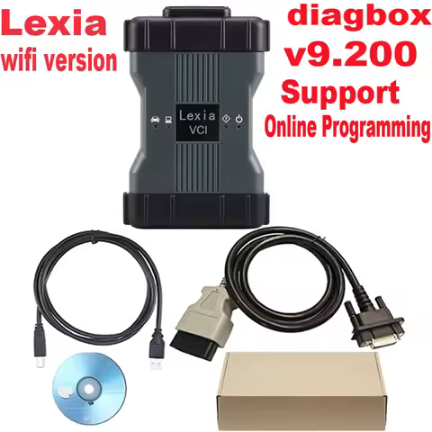 Lexia3 Diagbox V9.200 lexia 3 VCI support usb WIFI online coding For Citren Peugeot obd2 scanner cab