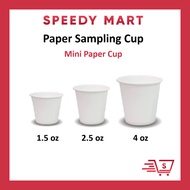 Sample Paper Cup Paper Sample Cup/ Paper Sampling Cup Small Plain White Small Paper Cup/ (100 PCS)